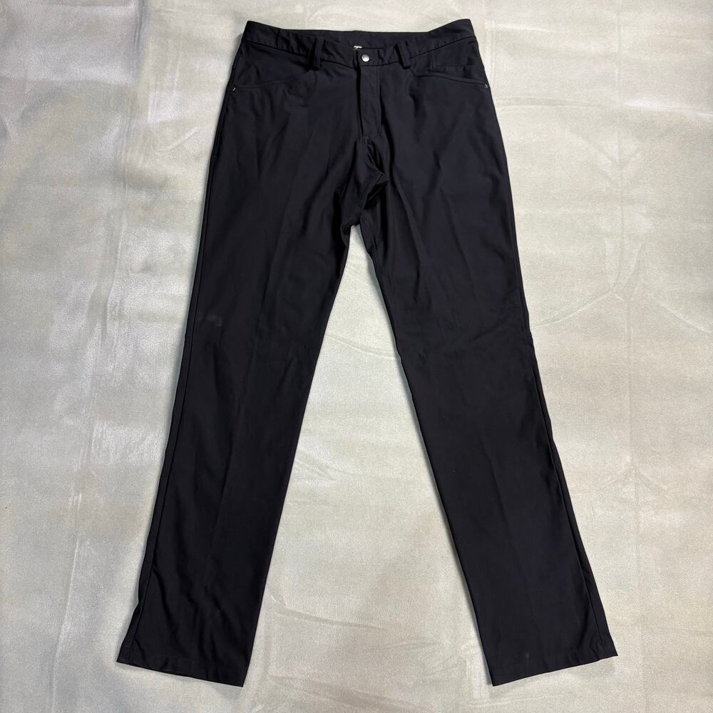 Lululemon Pants Mens 36 Black Stretch Performance Golf‎ Casual Office Athletic